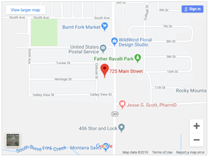 Stevensville branch map